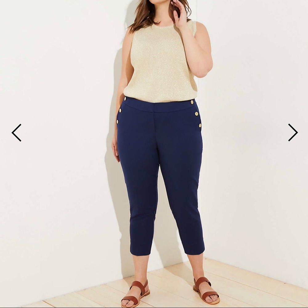 LOFT Plus Sailor Riviera Pants